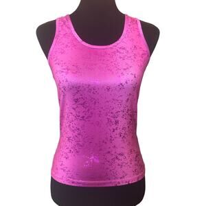 New ~ TEREZ ~  Women's Foil Print Racerback Tank Top Size Small